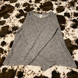 H&M soft grey long sleeve shirt (M)